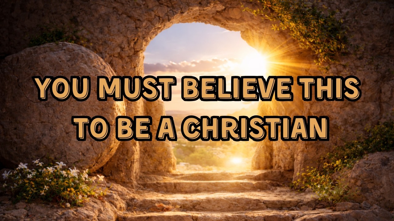 YouTube thumbnail for You Must Believe This To Be A Christian