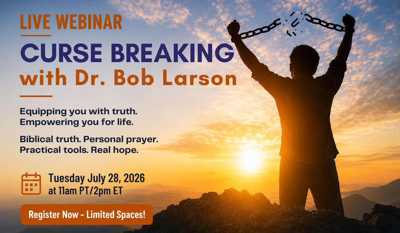 Curse Breaking with Bob Larson – Live 1-Hour Webinar